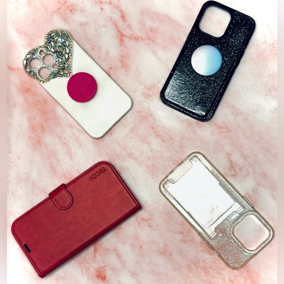 iPhone 13 Pro Protective Covers + Case [& Accessories] Bundle of 4 - Picture 1 of 8